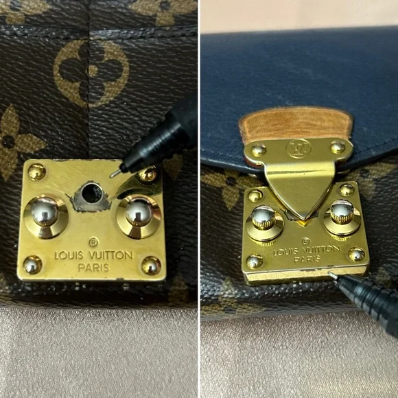 Louis Vuitton Pallas Monogram & Leather Wallet SN0157 - Picture 5 of 13